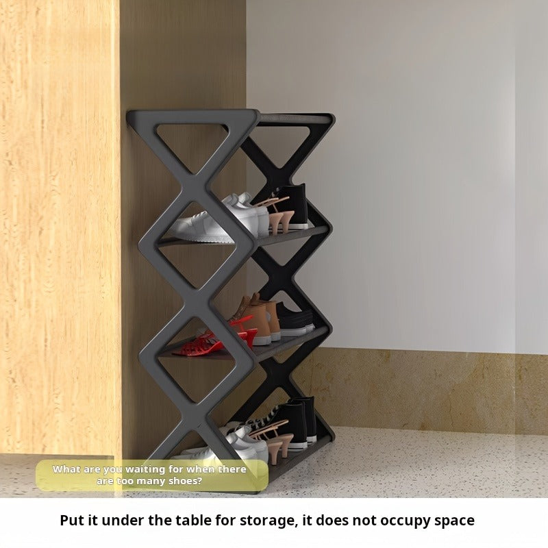 💡 HearthSpace™ 4-Layer Slim Shoe Rack – Modern Entryway Storage