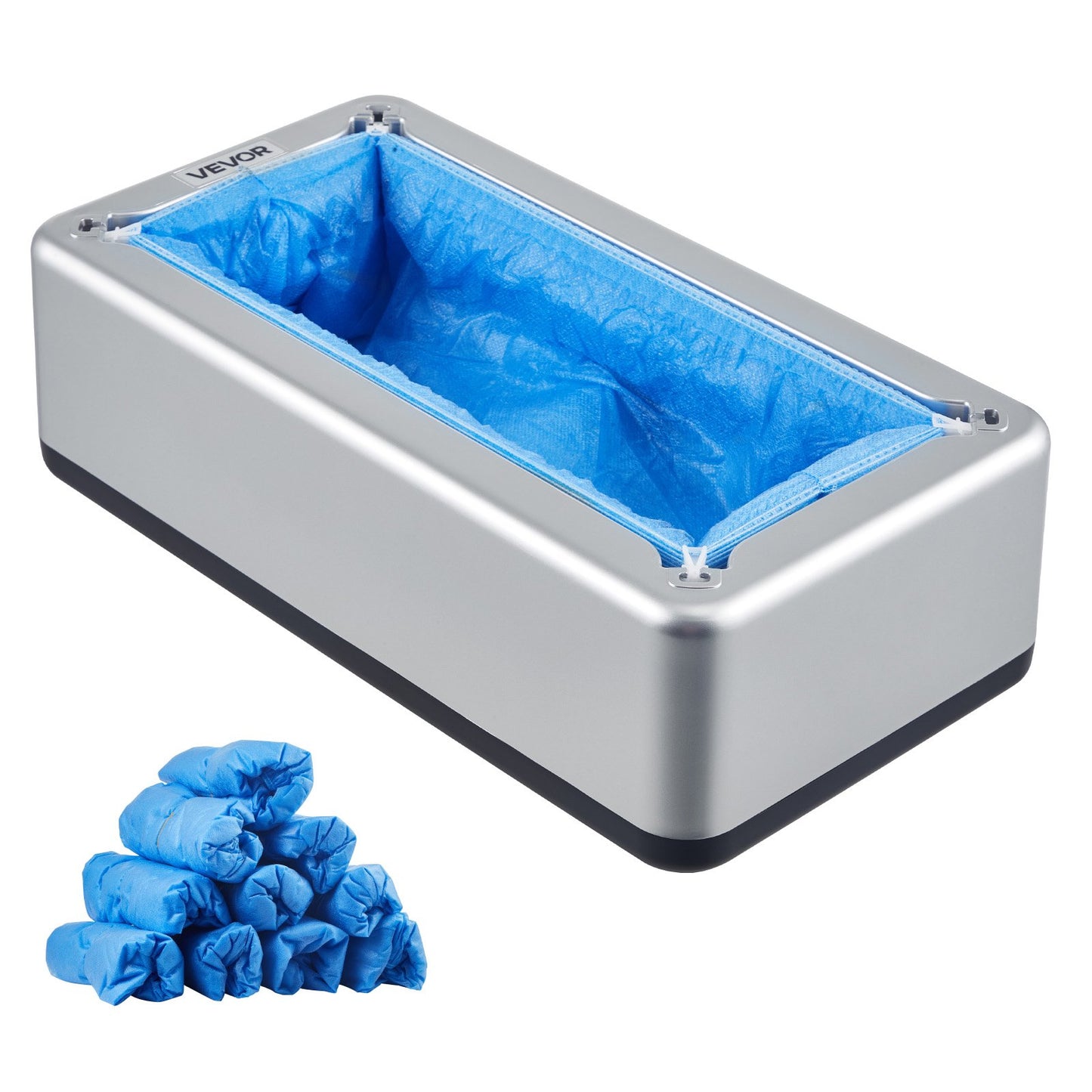 Shoe Cover Dispenser Fits Up To US 11 With  Disposable Plastic Covers