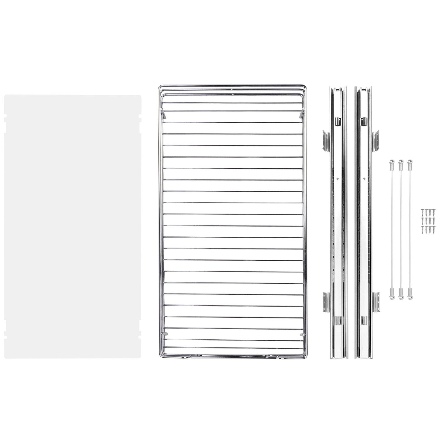 VEVOR  Pull Out Cabinet Organizer, Heavy Duty Slide Out Pantry Shelves, Chrome-Plated Steel Roll Out Drawers, Sliding Drawer Storage For Home, Inside Kitchen Cabinet, Bathroom, Under Sink