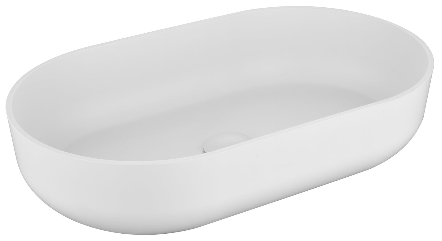 24X14X5.5  Modern Oval 24 X14  White   Above  Bathroom Vessel Sink, Bathroom Sink For Lavatory Vanity Cabinet