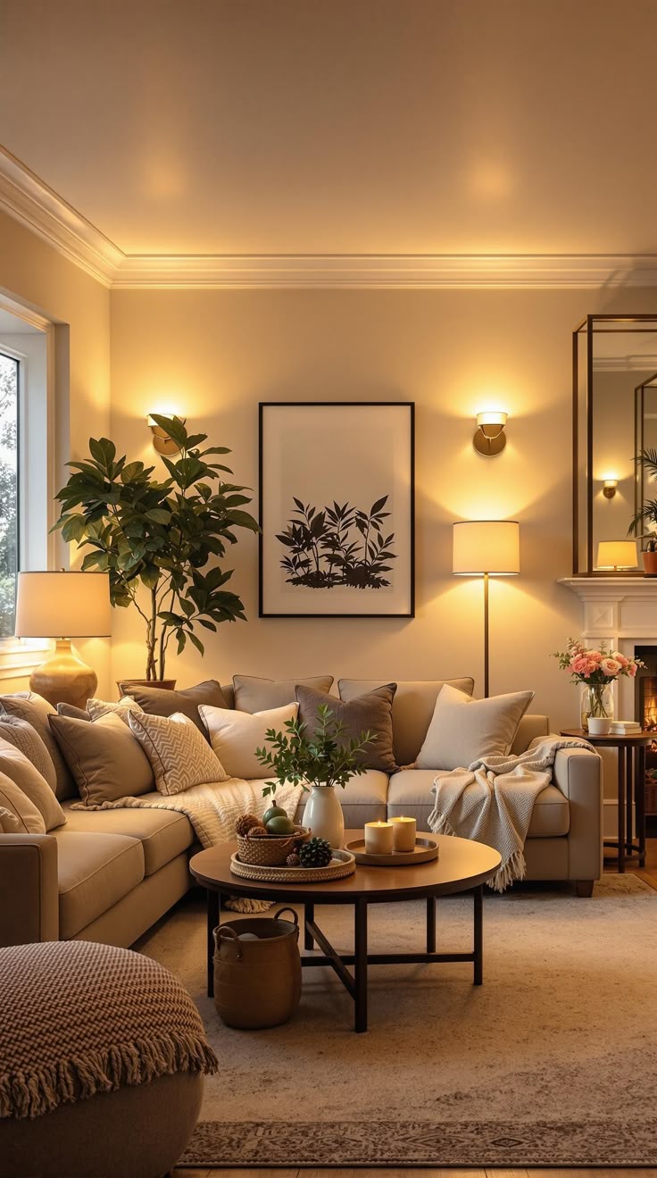 Cozy Corner Floor Lamp with Shelves | Modern Home Lighting